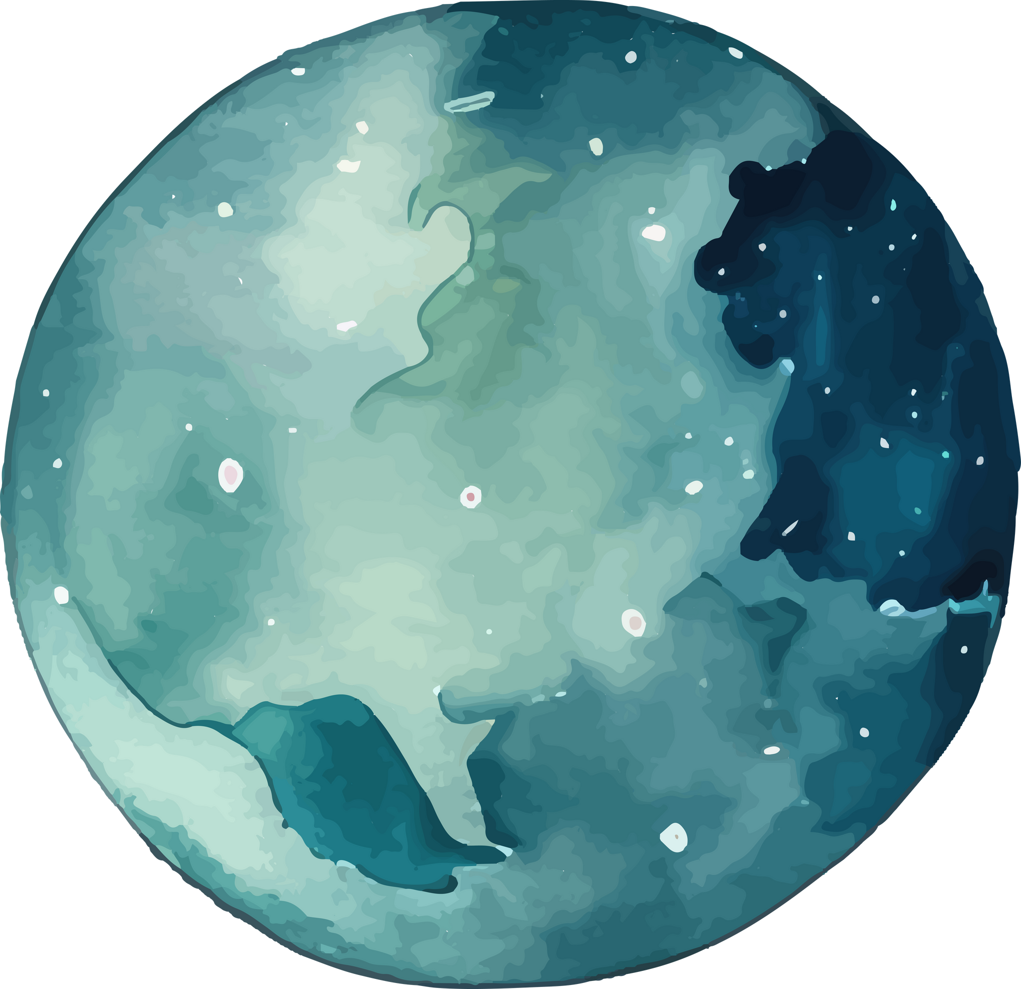Watercolor Planet